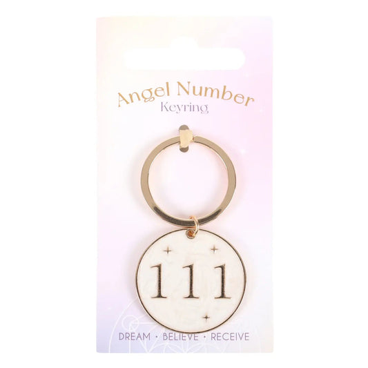 111 Angel Number Keyring - The Hare and the Moon