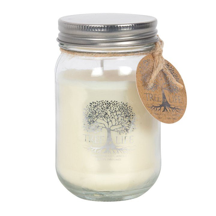 12CM GOLD TREE OF LIFE CANDLE JAR - The Hare and the Moon