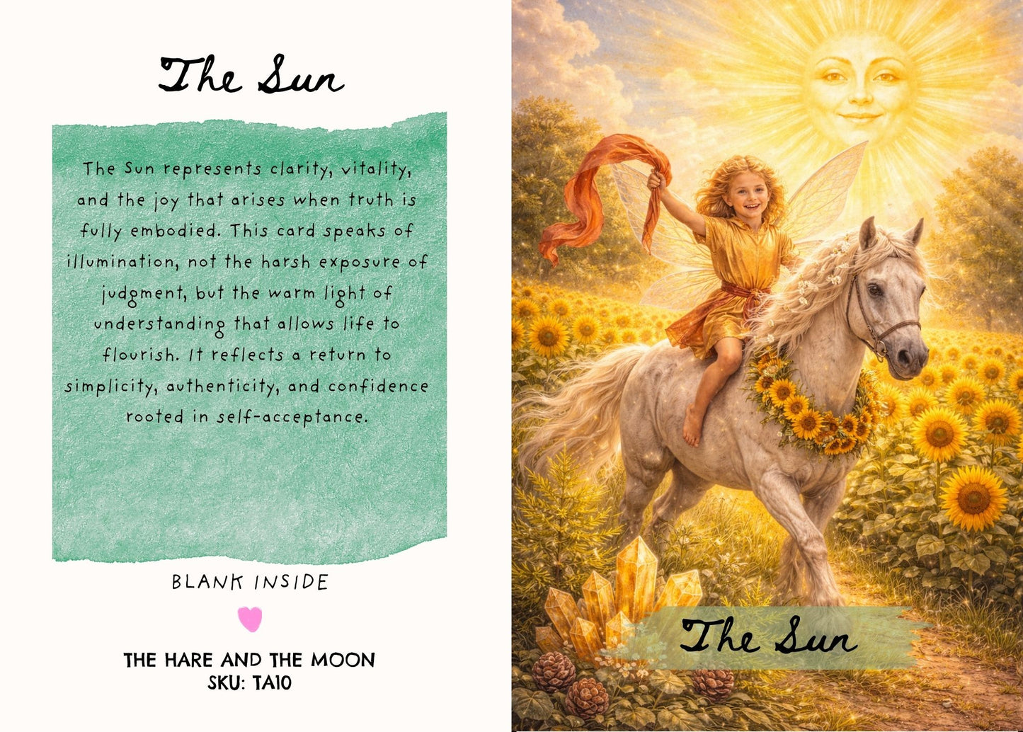 The Sun Tarot Greeting Card - TA10