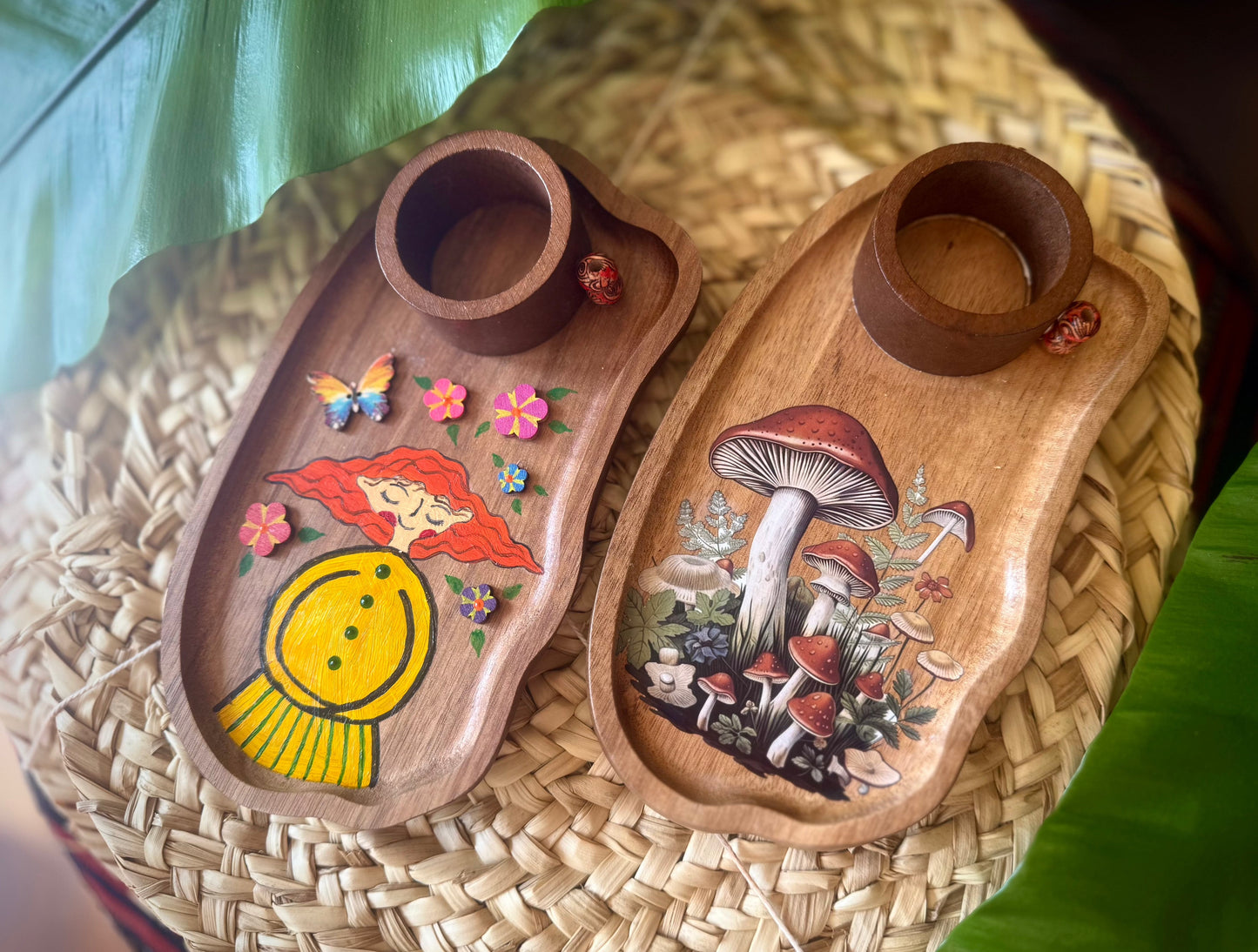 The Hare and the Moon 3 in 1 Wooden Incense, Smudge Stick and Palo Santo Burner - GEL812