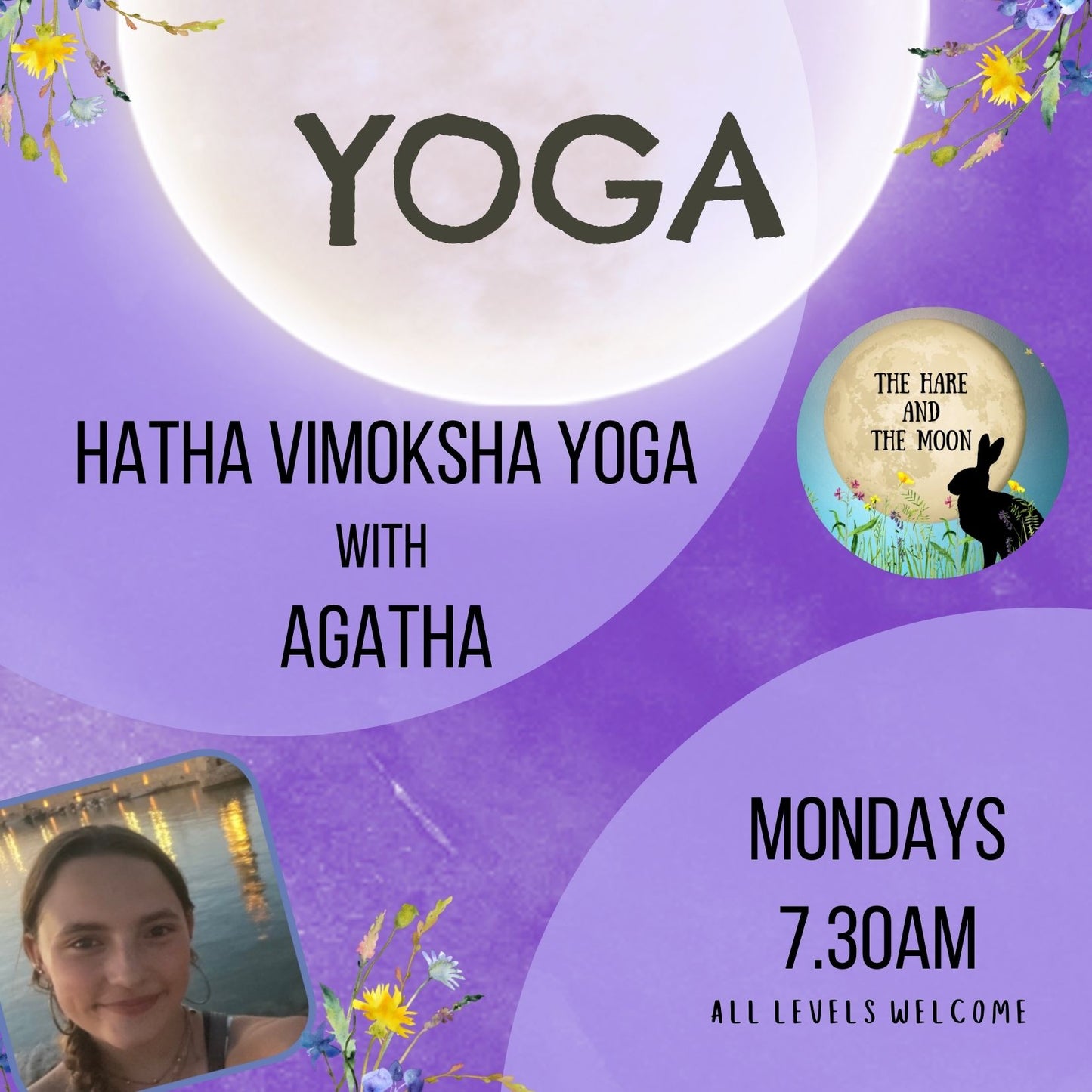 Hatha Vimoksha Yoga with Agatha - Mondays - 9.30am