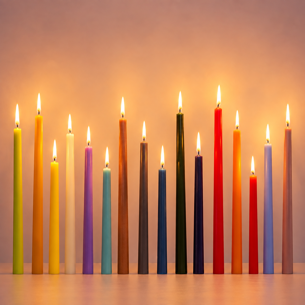 Taper Candles - 8 INCH - SOLD INDIVIDUALLY