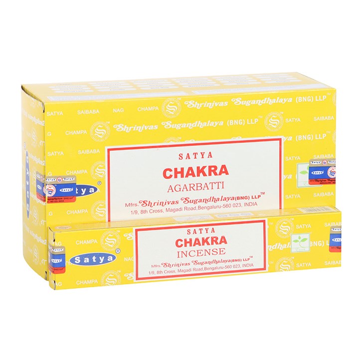 CHAKRA INCENSE STICKS BY SATYA