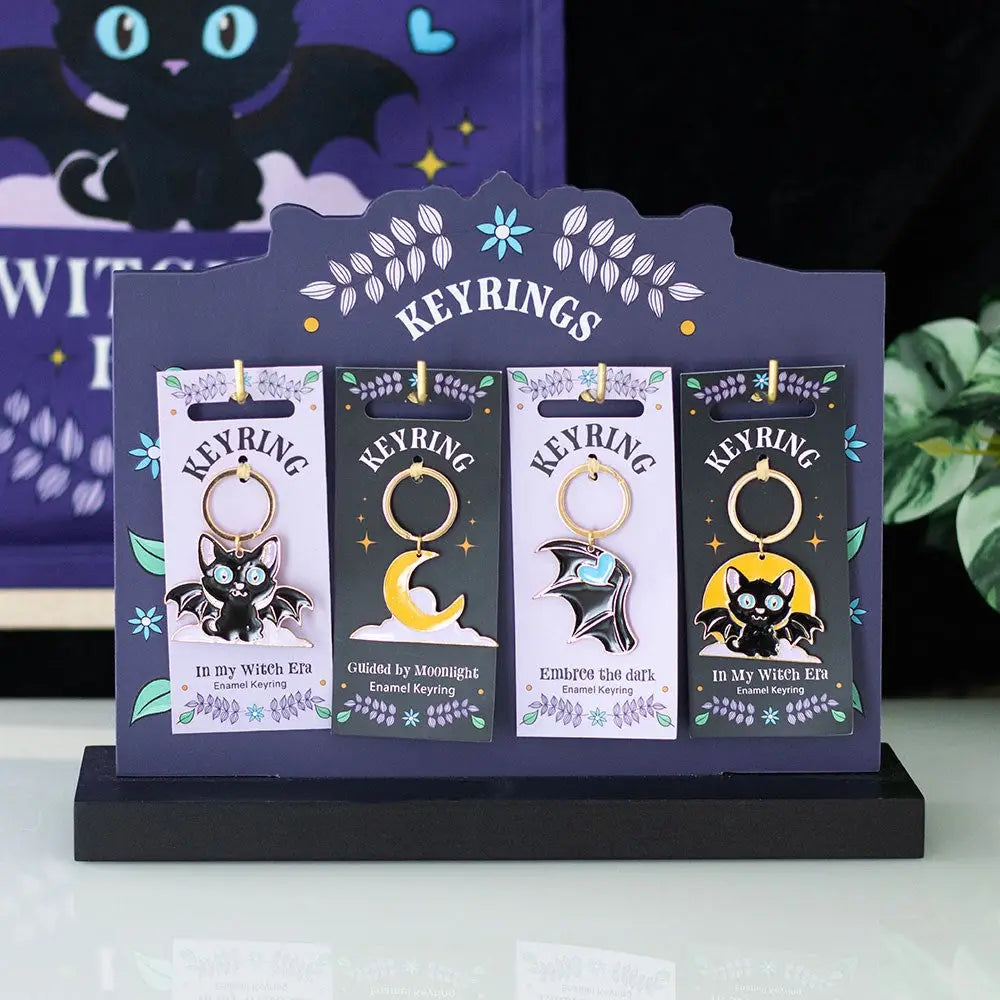 MYSTIC MOG CAT KEYRING