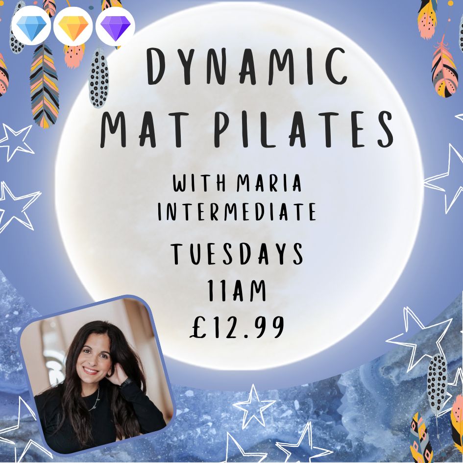 Dynamic Mat Pilates with Maria - Tuesdays - 11am