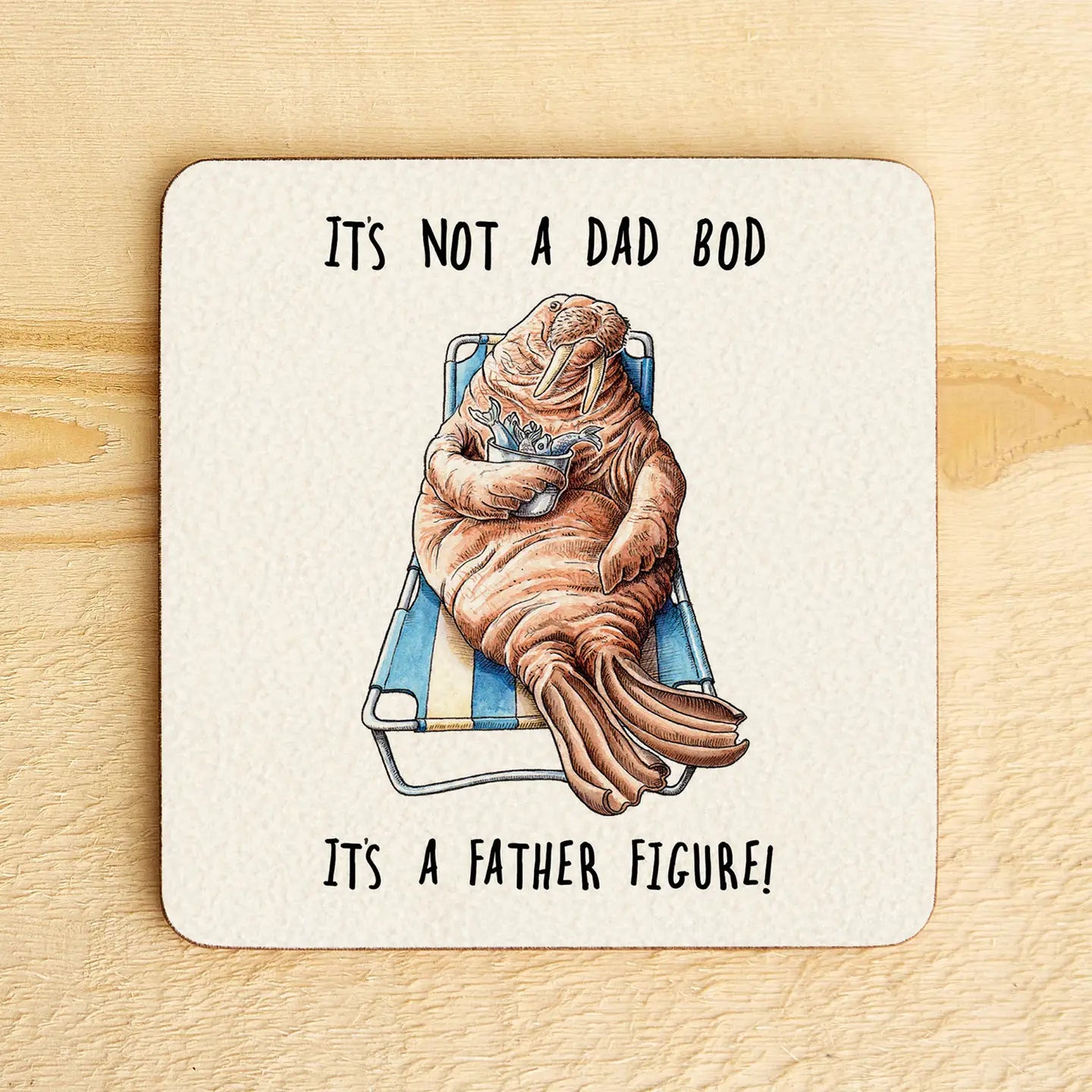 Dad Bod Coaster - Drinks Coaster - Funny Coaster - Father's Day- XX20