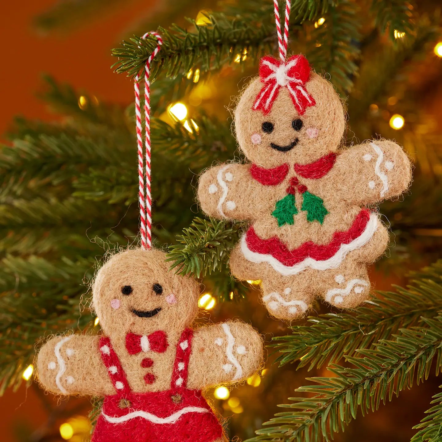 Felt Gingerbread Decoration - HDEC230