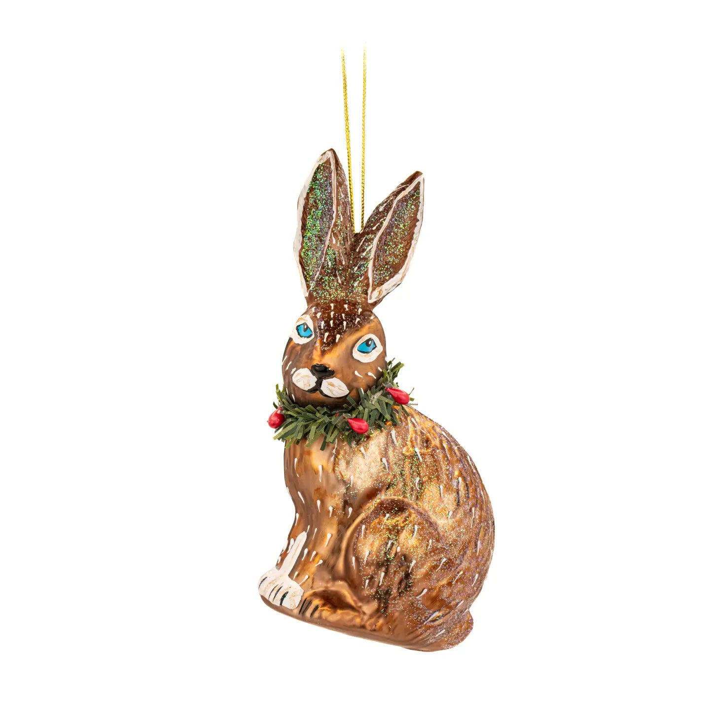 Festive Hare Shaped Bauble - LINXM359
