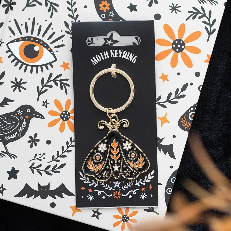 Folk Moth Keyring
