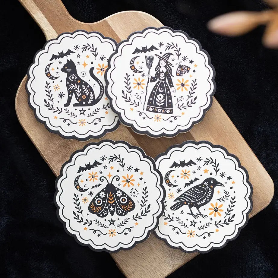 Frightful Folk Coaster - SOLD INDIVIDUALLY