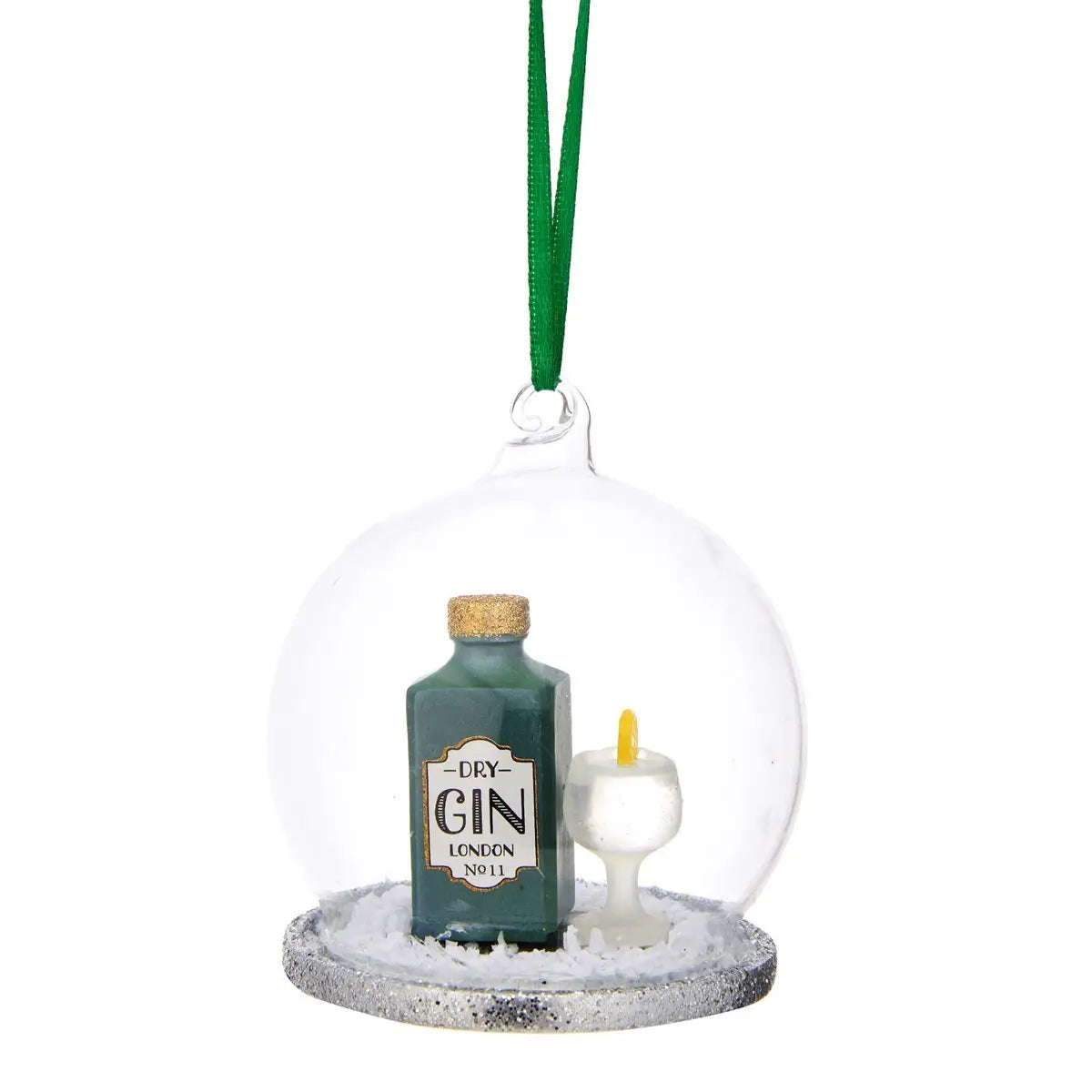 Gin and Tonic Dome Bauble - QKXM037