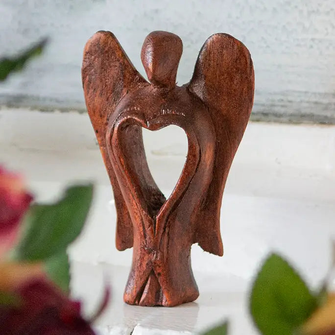 Heart Angel Abstract Ornament
