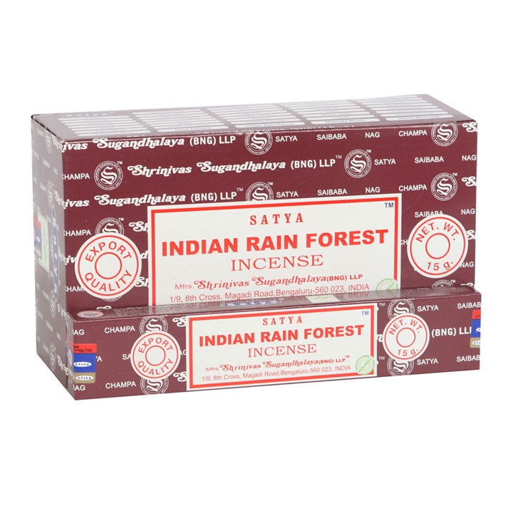 INDIAN RAIN FOREST INCENSE STICKS BY SATYA