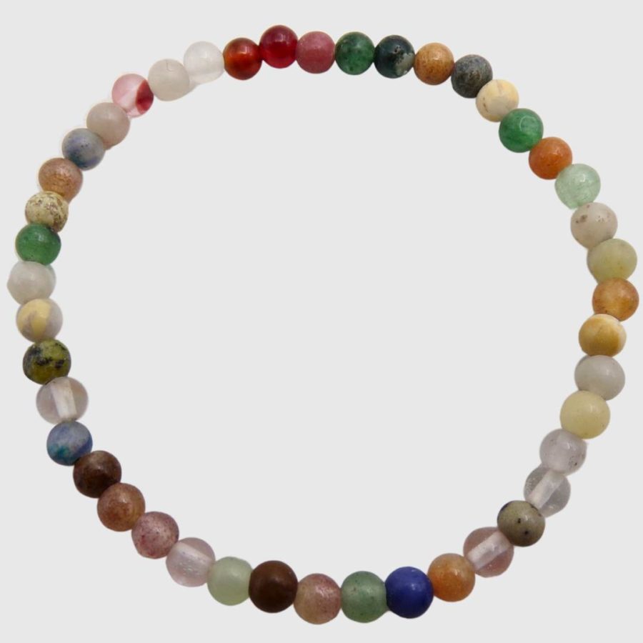 Mixed Gemstone Mini Bead Bracelet - MI24