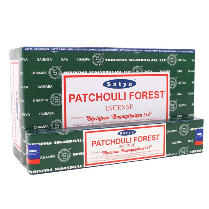 PATCHOULI FOREST INCENSE STICKS BY SATYA