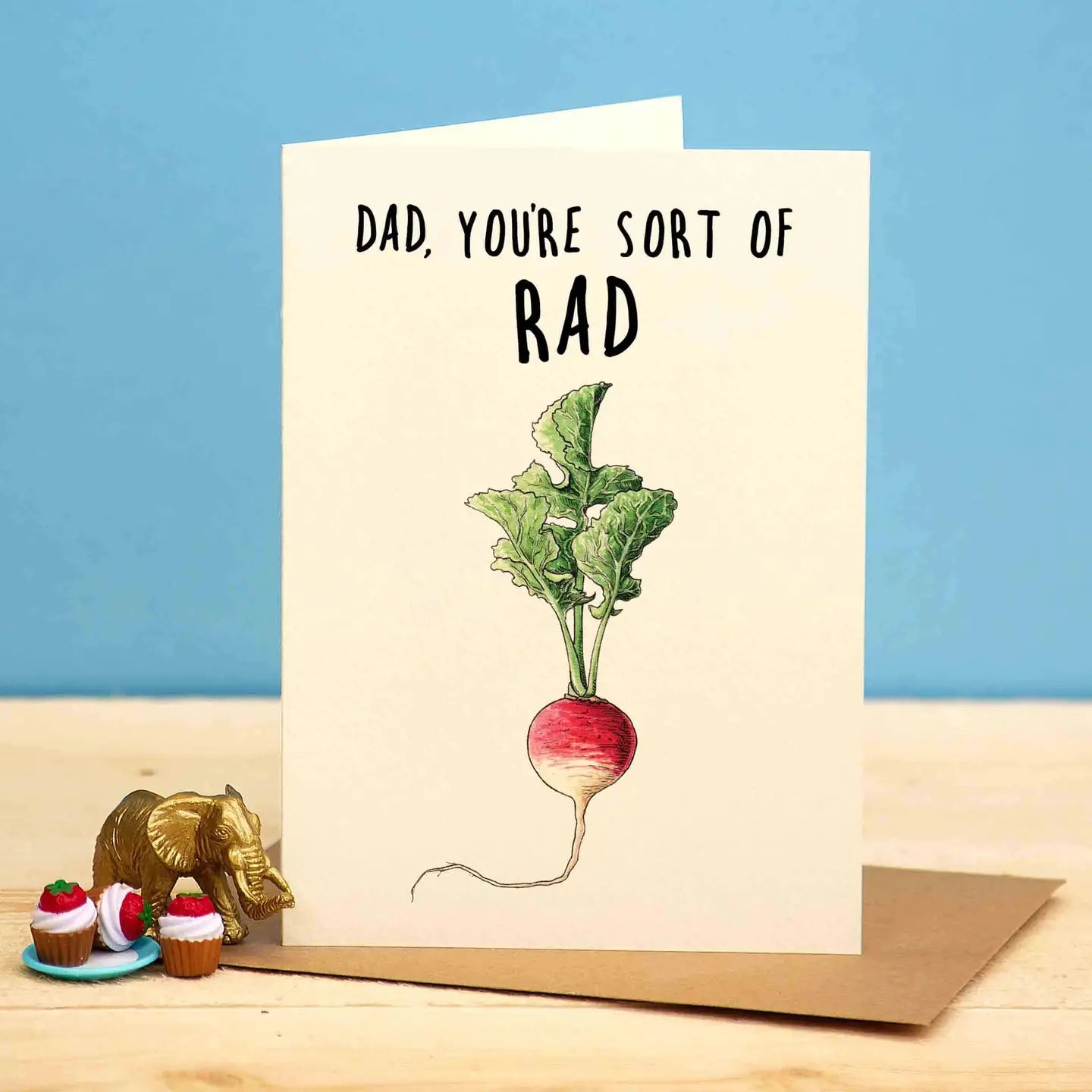 Rad Dad Card - Father's Day Greeting Card - FD08