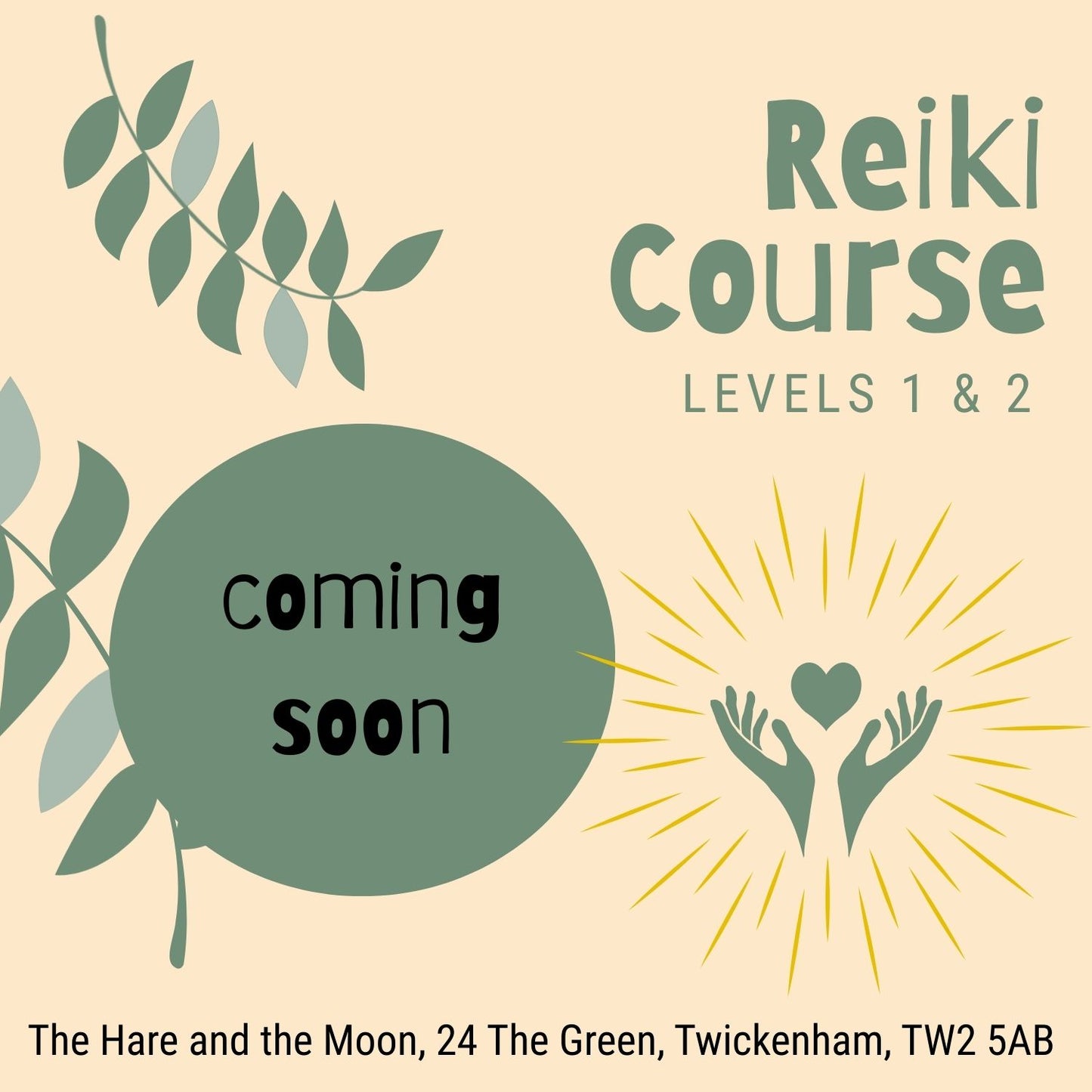 Reiki Course - Coming Soon