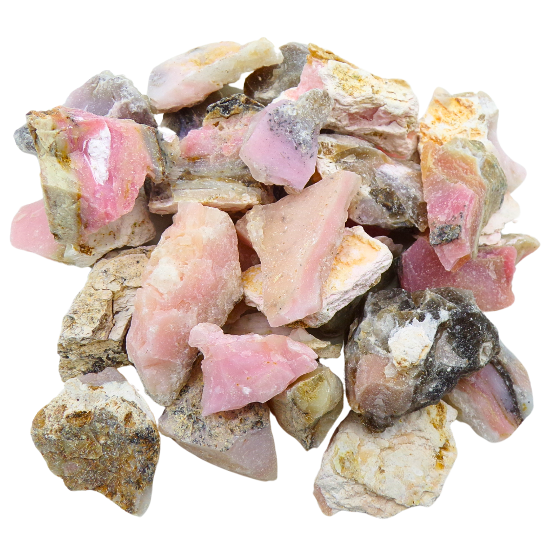 Rough Pink Opal Pieces - The Stone of Hope