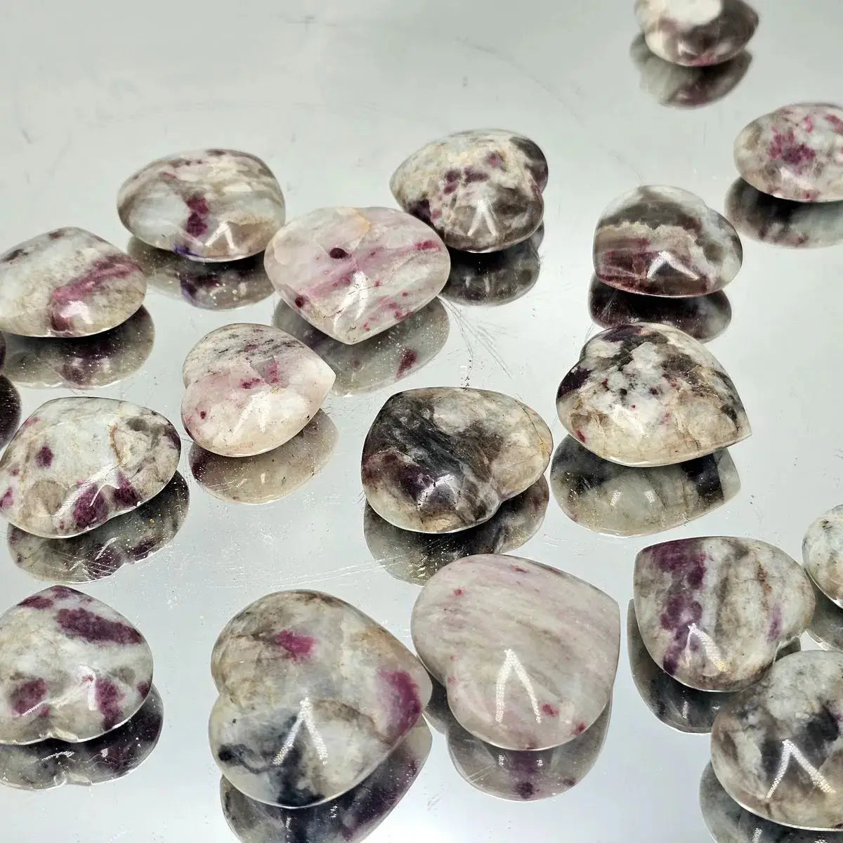 Pink Tourmaline Hearts - The Stone of Self Love- TRHE