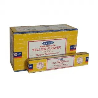 Satya Yellow Flower Incense Sticks