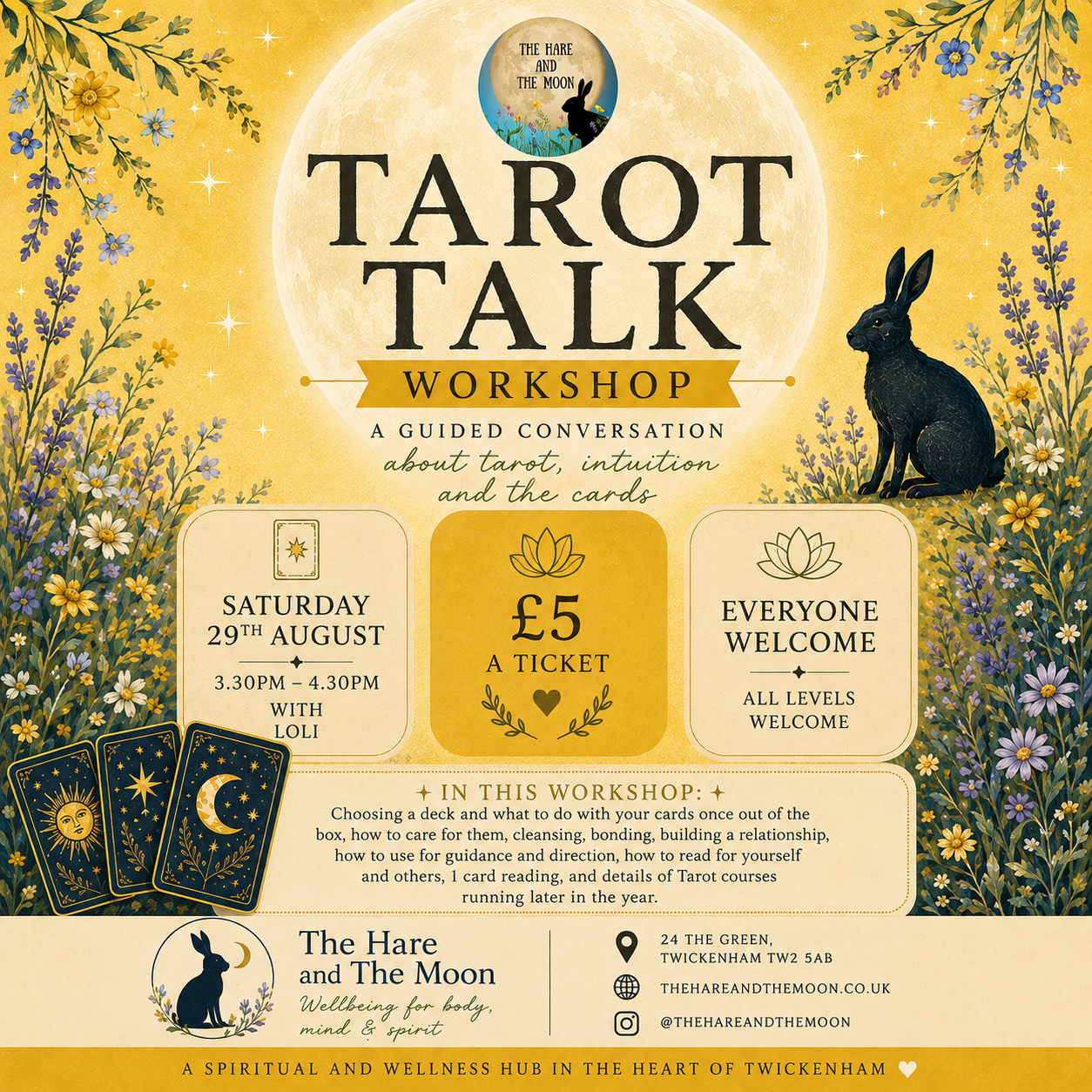 TASTER TAROT TALK WORKSHOP