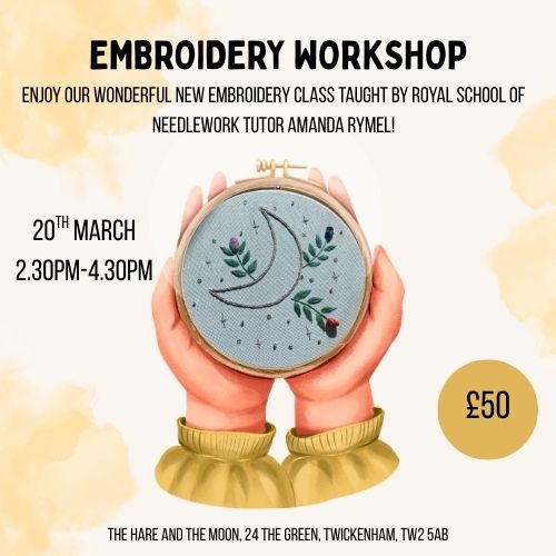 EMBROIDERY WORKSHOP