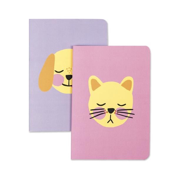 A6 Dinky Notebooks - Cat & Dog - RBL40 - The Hare and the Moon