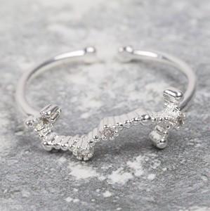 ADJUSTABLE STERLING SILVER CONSTELLATION RING - SCORPIO - The Hare and the Moon