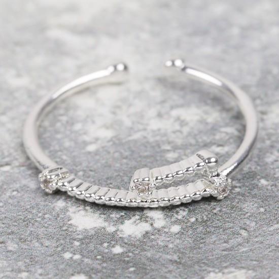ADJUSTABLE STERLING SILVER CONSTELLATION RING - TAURUS - The Hare and the Moon