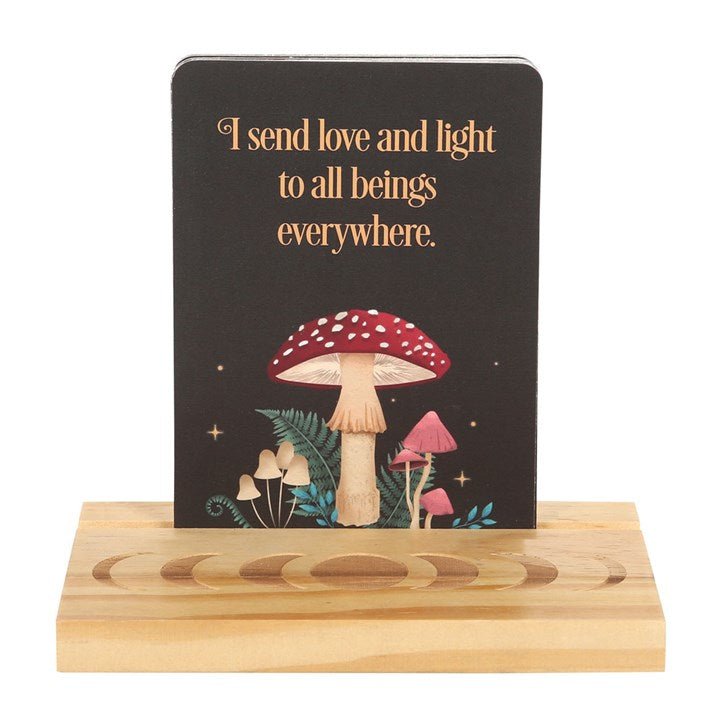 AFFIRMATION CARDS WITH WOODEN STAND - The Hare and the Moon