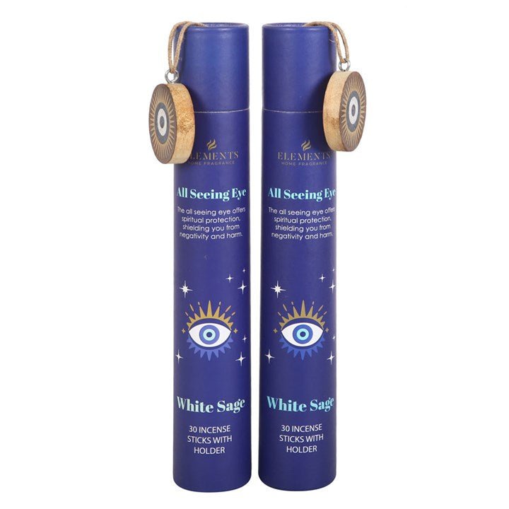 ALL SEEING EYE WHITE SAGE INCENSE STICK GIFT SETS - The Hare and the Moon