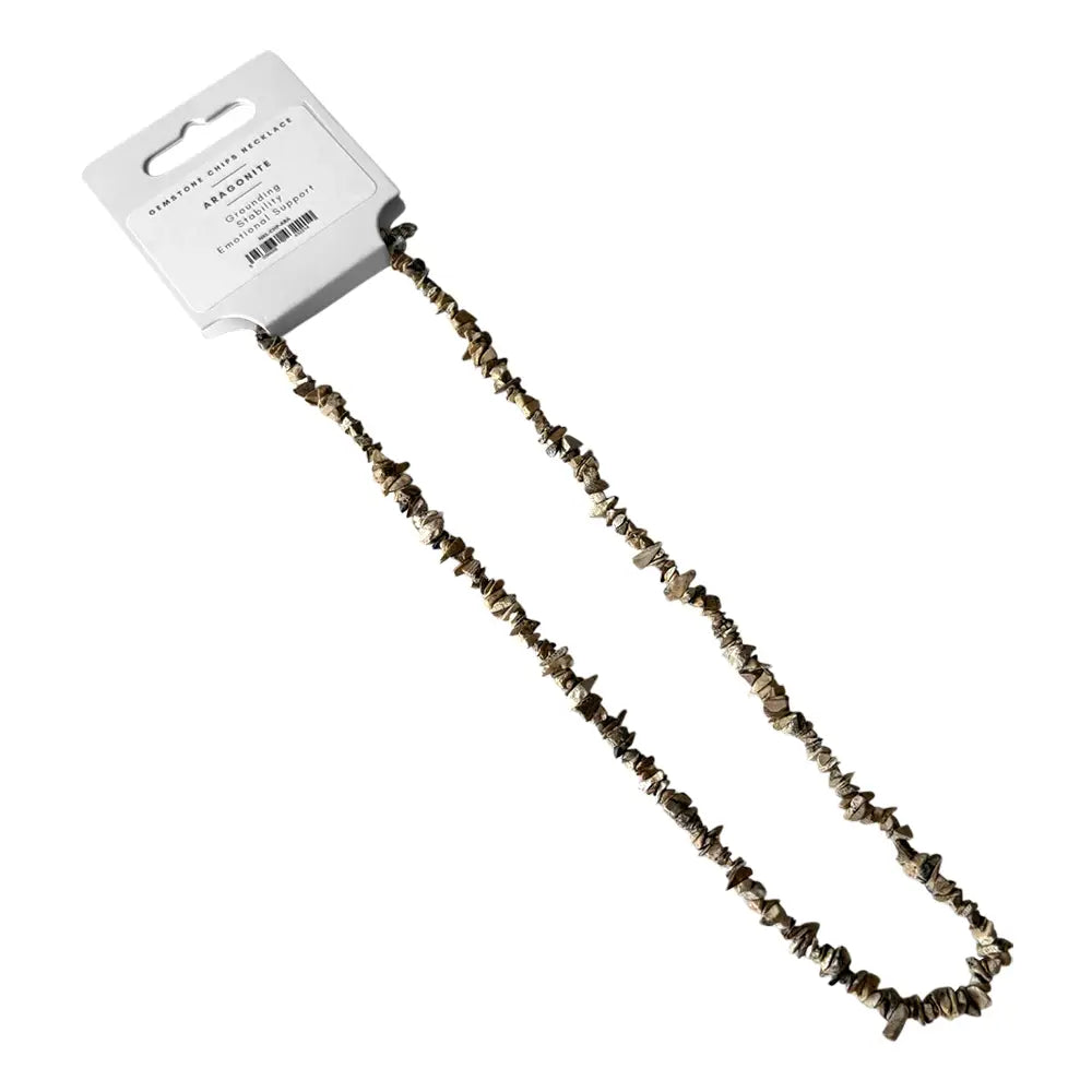 Aragonite Gemstone Chips Necklace - NE59