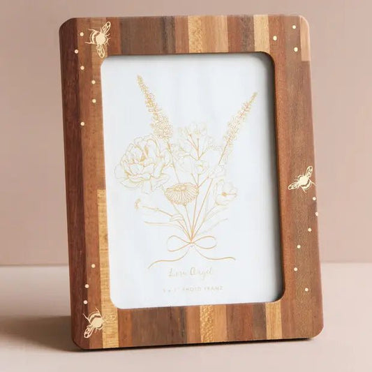 Bee 5 x 7" Wooden Photo Frame - The Hare and the Moon