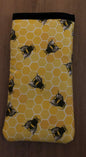 Bee Print Mobile Phone Sock Pouch - The Hare and the Moon