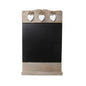 Black Chalkboard & 3 Wooden Hearts - The Hare and the Moon
