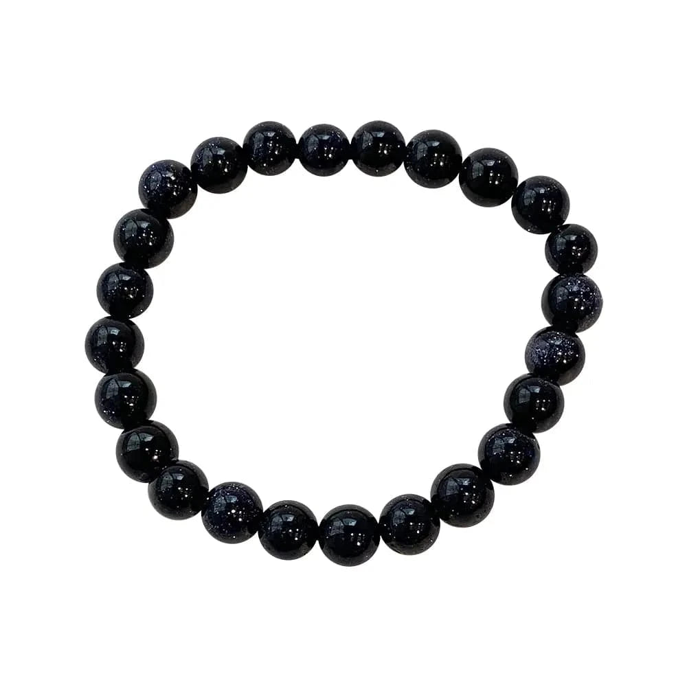 The Hare and The Moon Bracelets Blue Goldstone Power Bead Bracelet - The Stone of Potential - PB22