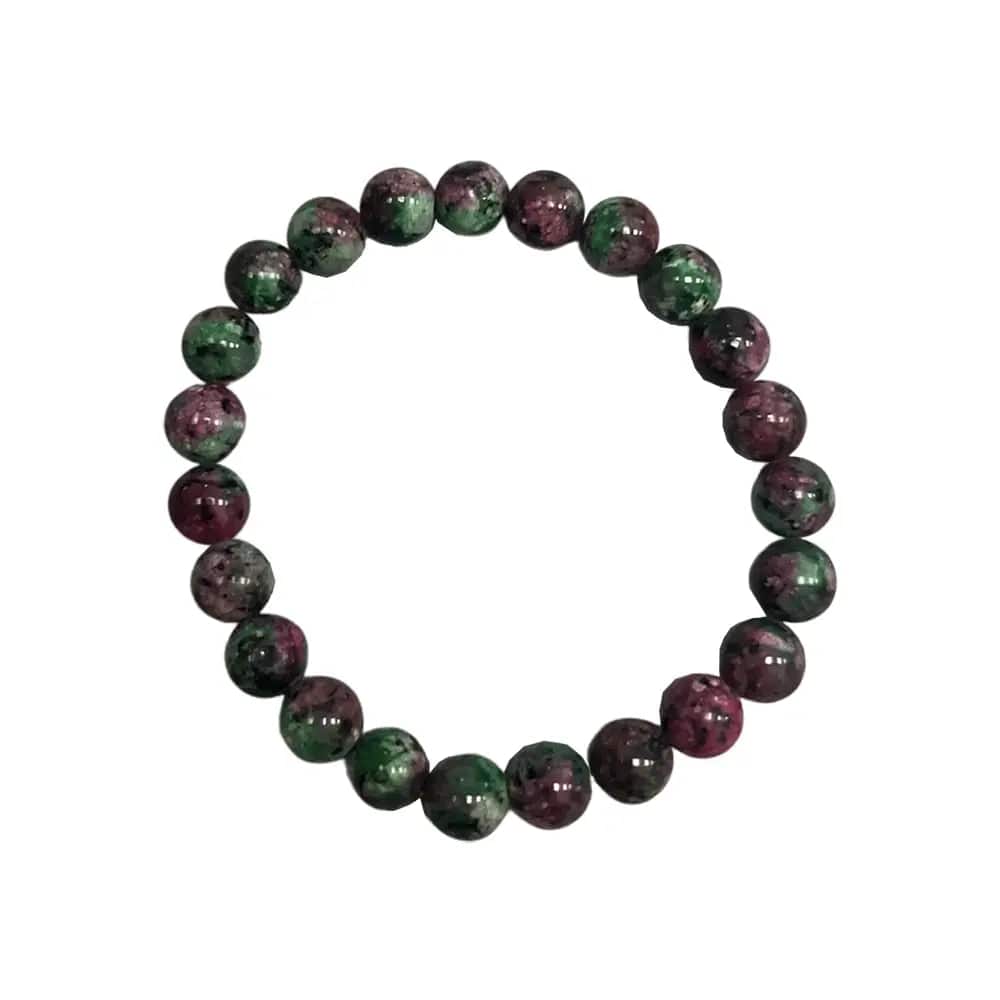The Hare and The Moon Bracelets Chip Zoisite Power Bracelet with Ruby Bracelet - PB20