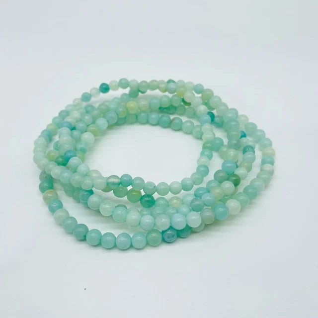 Caribbean Calcite Mini Bead Bracelet - MINIB14