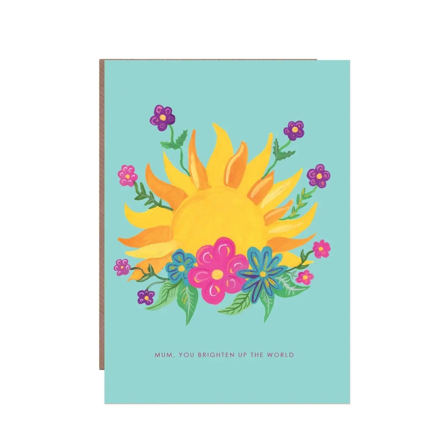 Hutch Cassidy Cards 'Sunshine Flowers' Mum Greetings Card - HCWB456