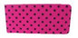 Cerise Pink Polka Dot Print Chequebook Wallet - The Hare and the Moon