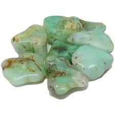 Chrysoprase Tumble Stone - Stone of Removing Grudges - The Hare and the Moon