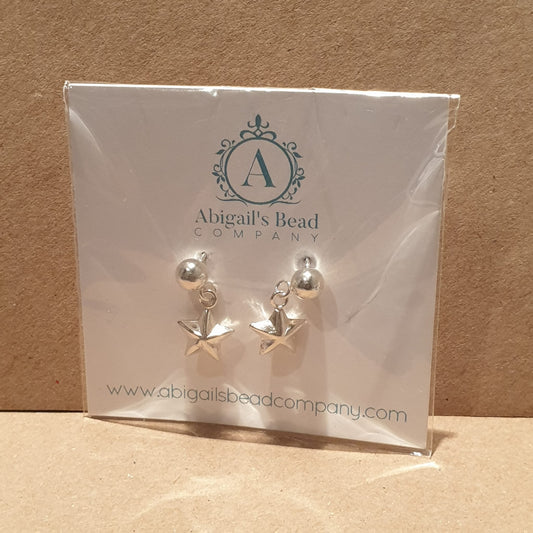 Coin Stud Posts Earrings - AE237 - The Hare and the Moon