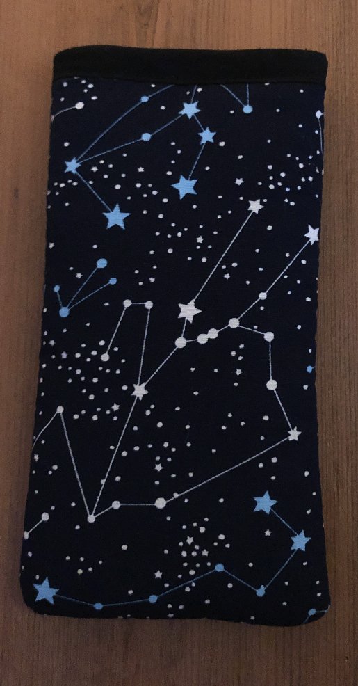 Constellation Print Mobile Phone Sock Pouch - The Hare and the Moon