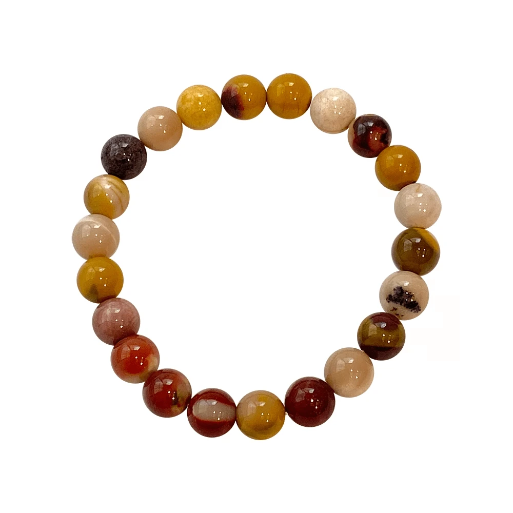The Hare and The Moon Crystals Mookaite Power Bracelet - Stone of Safety & Practicality - PB342