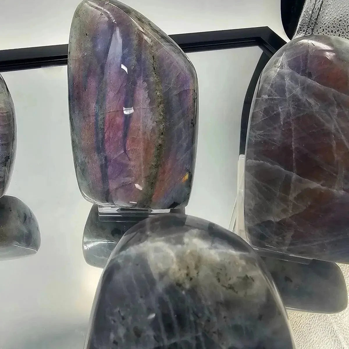 The Hare and The Moon Crystals Purple Labradorite Freeform - Stone of Psychic Discoveries - purl1