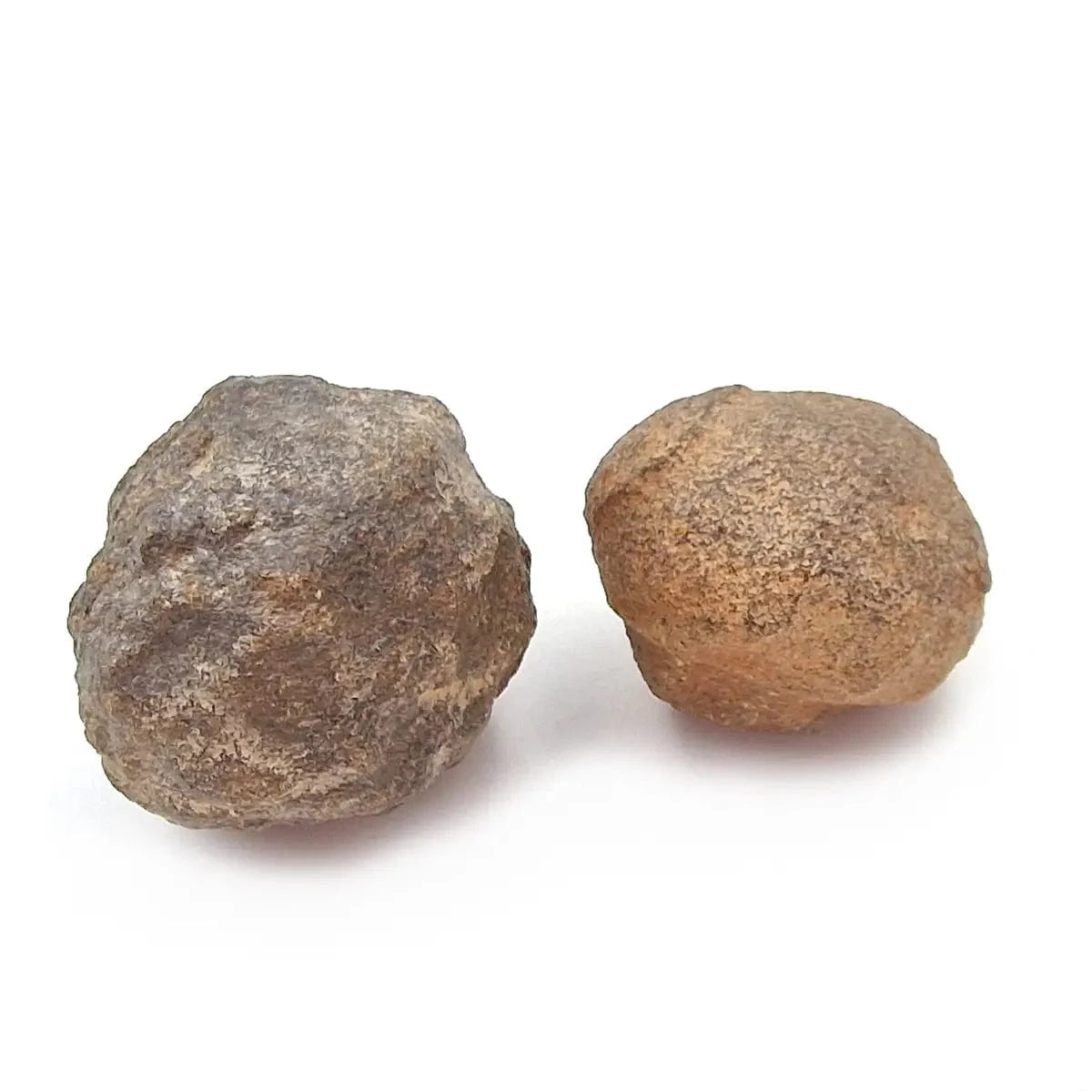 The Hare and The Moon Crystals Shaman Stones Moqui Marbles Pair-SSM2