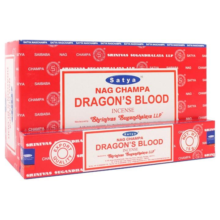 DRAGON'S BLOOD INCENSE STICKS BY SATYA - The Hare and the Moon