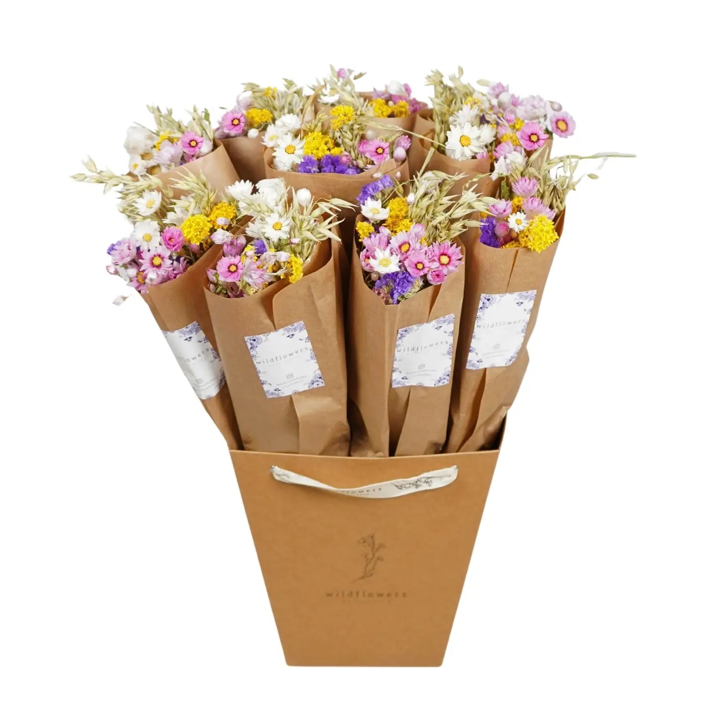 Dried Flower Bouquet - Pink - DF6