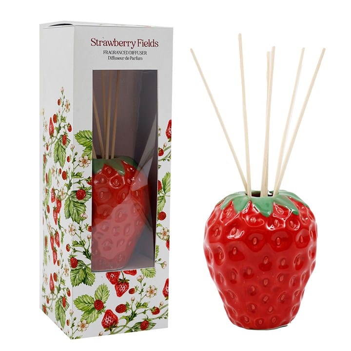 Jones Home & Gift Essential Oils & Fragrance 100ML STRAWBERRY FIELDS REED DIFFUSER
