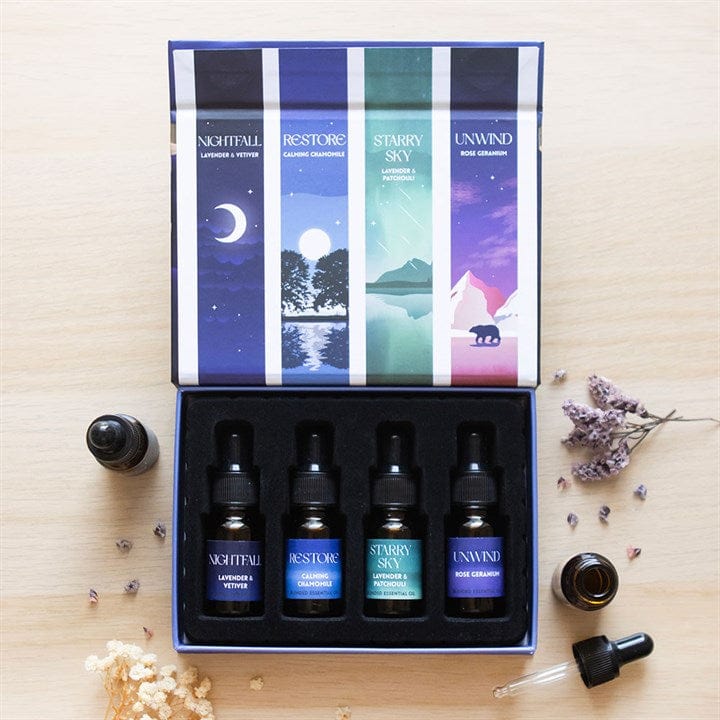 Jones Home & Gift Essential Oils & Fragrance The Sleep Collection Blended Essential Oil Set - 5056131155688